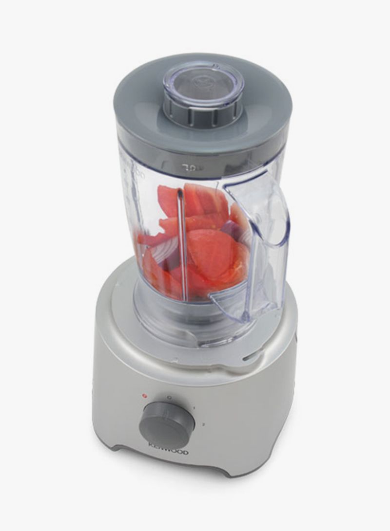 Multipro Compact Food Processor 800W FDP304 Silver/Clear